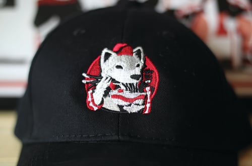 Image of Ramen Dog Embroidered Hat PREORDER
