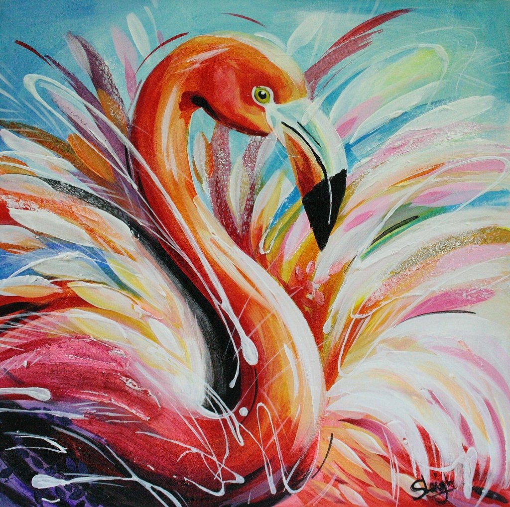 Susan B Leigh "Flamingo"