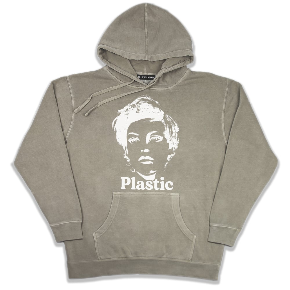 Vintage beige hoodie Clearance