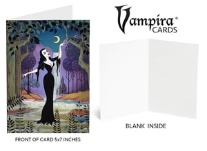 Image of Vampira® "ScreamLand" 5x7 Card (blank inside)