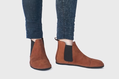 Image of Chelsea boots in Ginger Nubuck