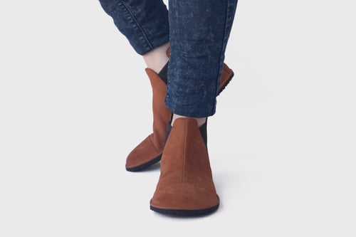 Image of Chelsea boots in Ginger Nubuck