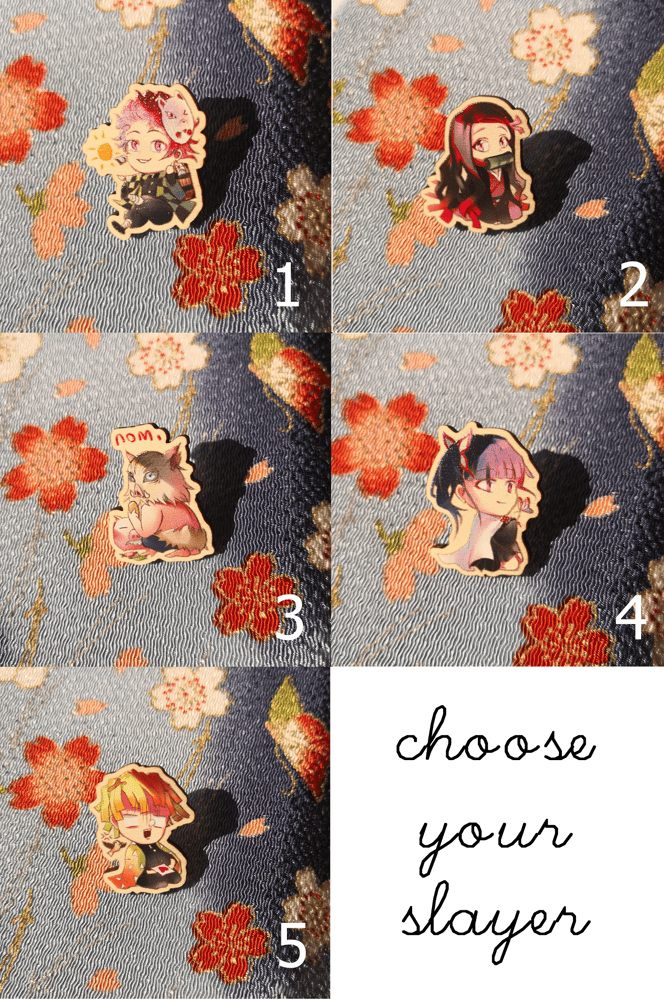 Image of KIMETSU NO YAIBA / wooden pin