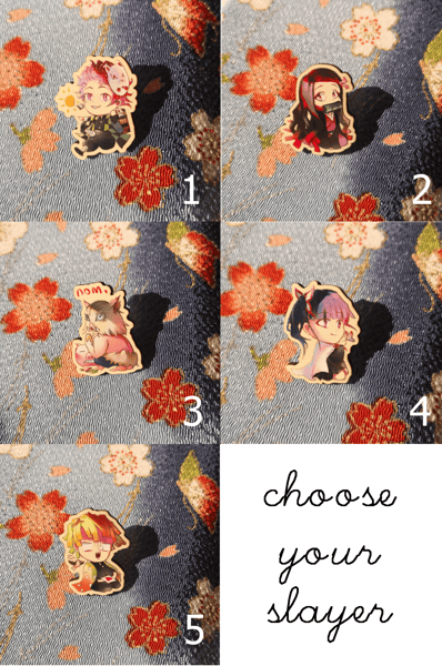 Image of KIMETSU NO YAIBA / wooden pin
