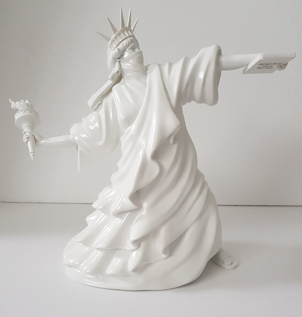 Image of WHATSHISNAME "RIOT OF LIBERTY" - PORCELAIN SCULPTURE EDITION OF JUST 25