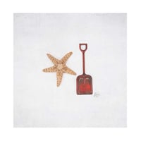 5x5 Greeting Card Happy Things Sand Shovel