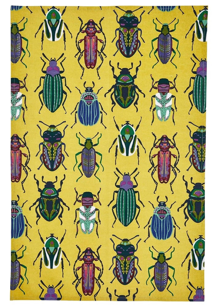 Image of Beetle Tea Towel