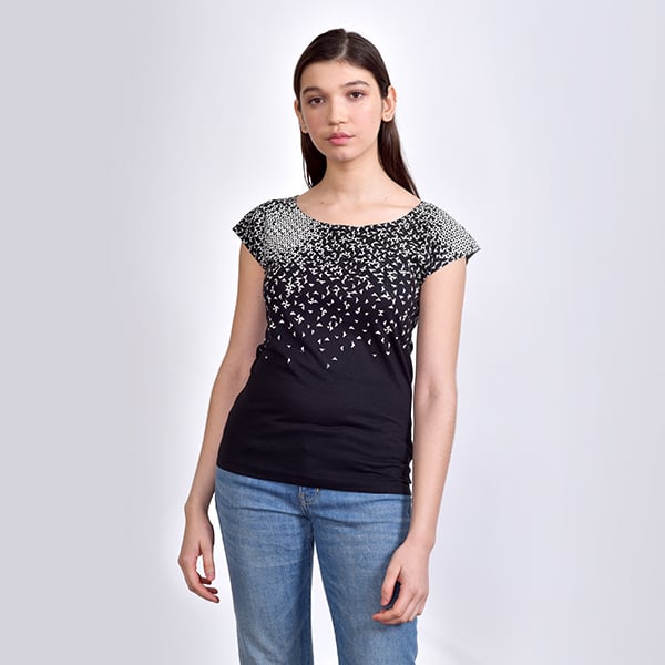 Image of BlackPinwheel Bamboo T