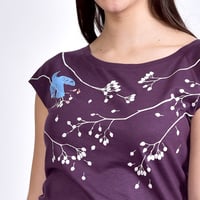 Image 3 of PurpleSparrow Bamboo T