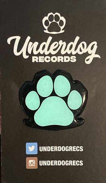 Image of Underdog Records Glow in the dark Pin