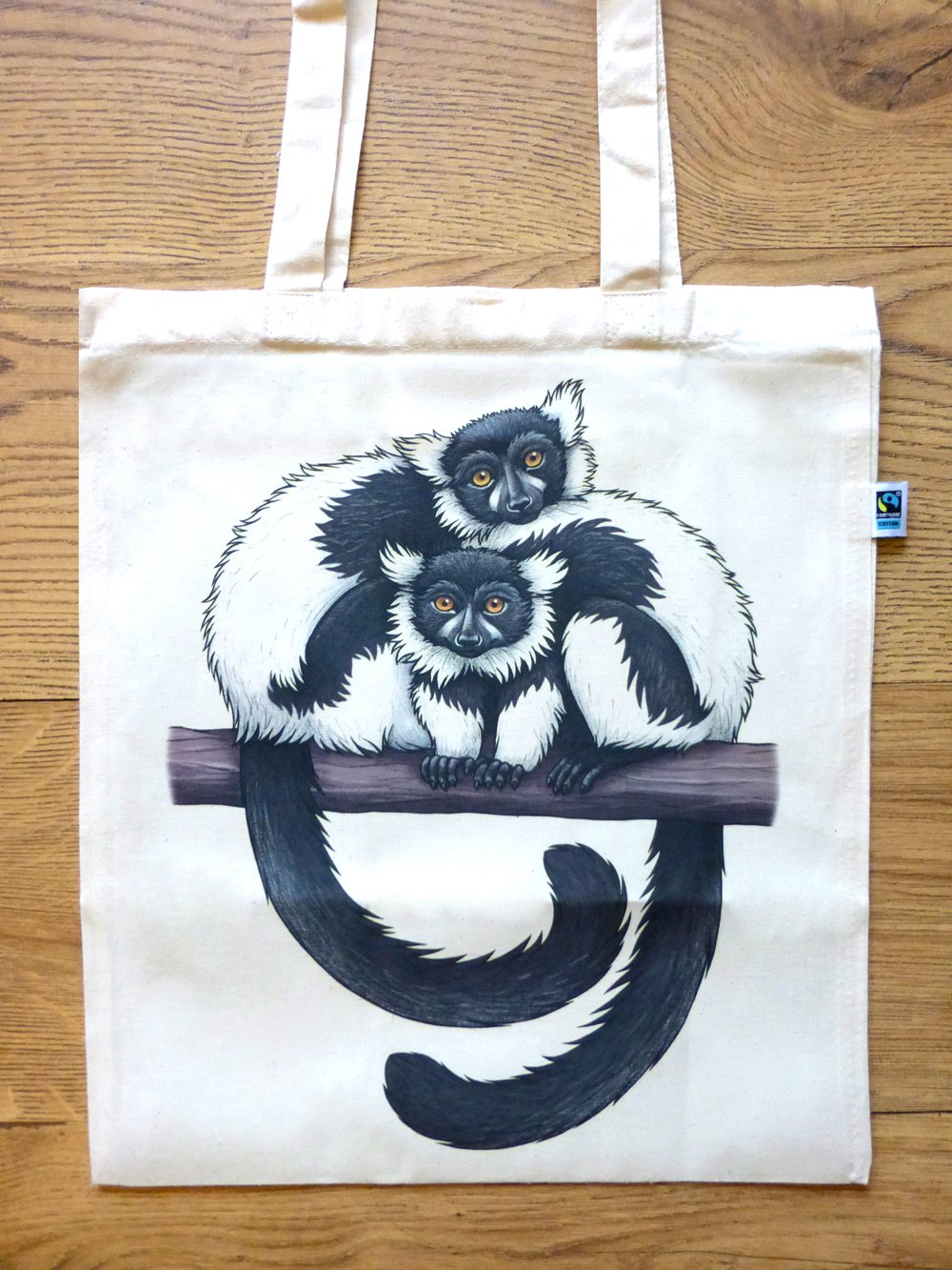 Image of Lemurs Tote Bag