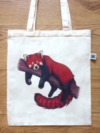 Red Panda Tote Bag