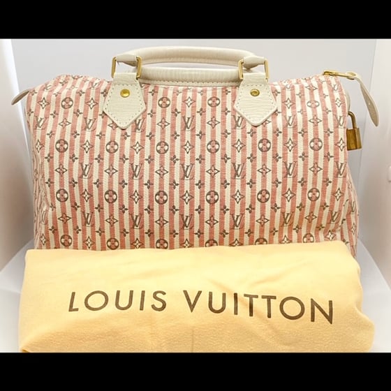 Louis Vuitton Limited Edition Mini Lin Speedy 30
