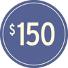 $150 Booking Fee/Gift Certificate