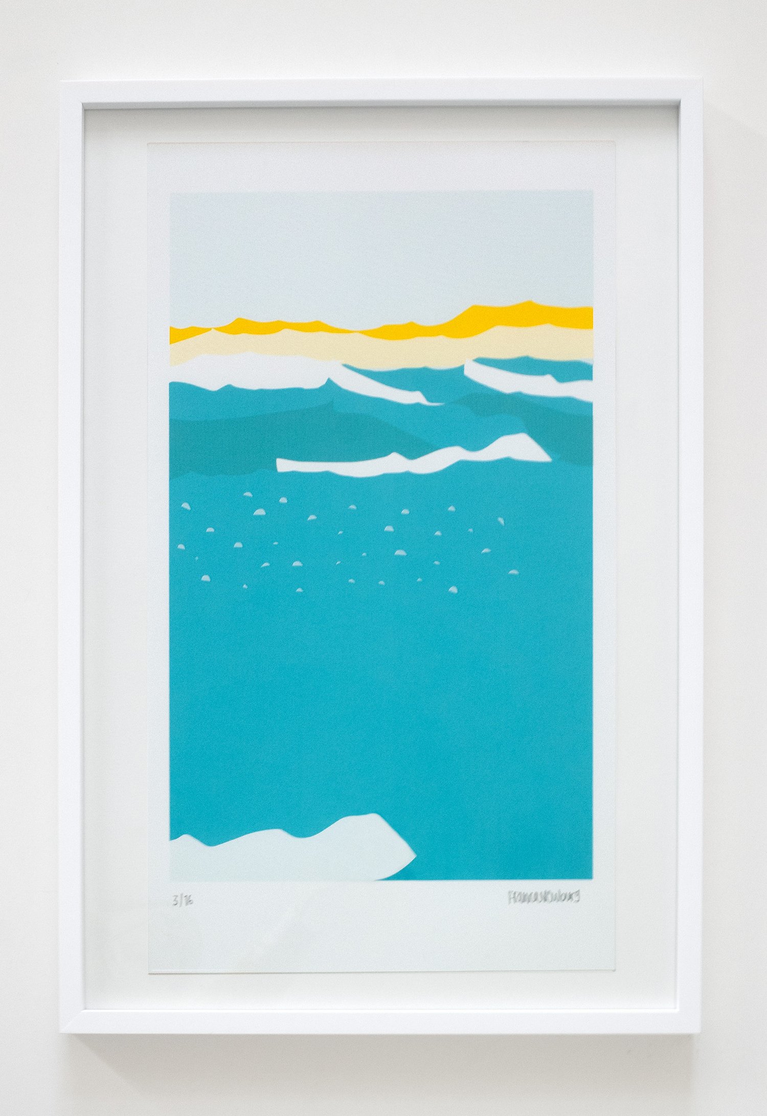 Image of Serigrafie Draussen gehen — Meer