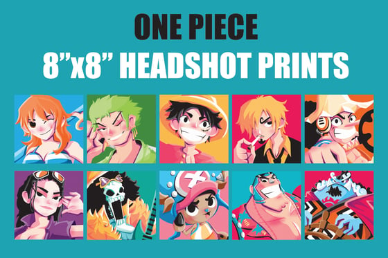 Image of One Piece 8"x8" Headshot Prints