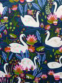Image 2 of Swan Tea Towel