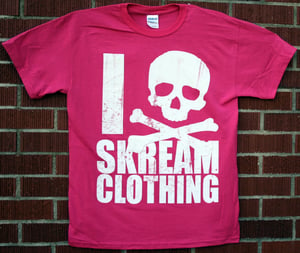 Image of "I Skull Skream Clothing" T-Shirt (Perfect Pink)