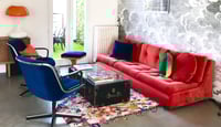 Image 2 of Canapé POP rouge orangé