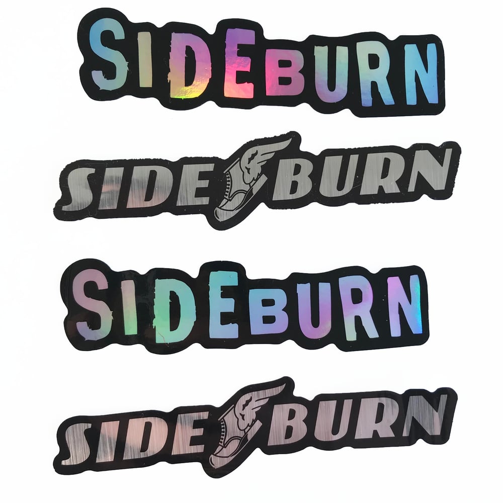 Image of Sideburn Metallic sticker pack