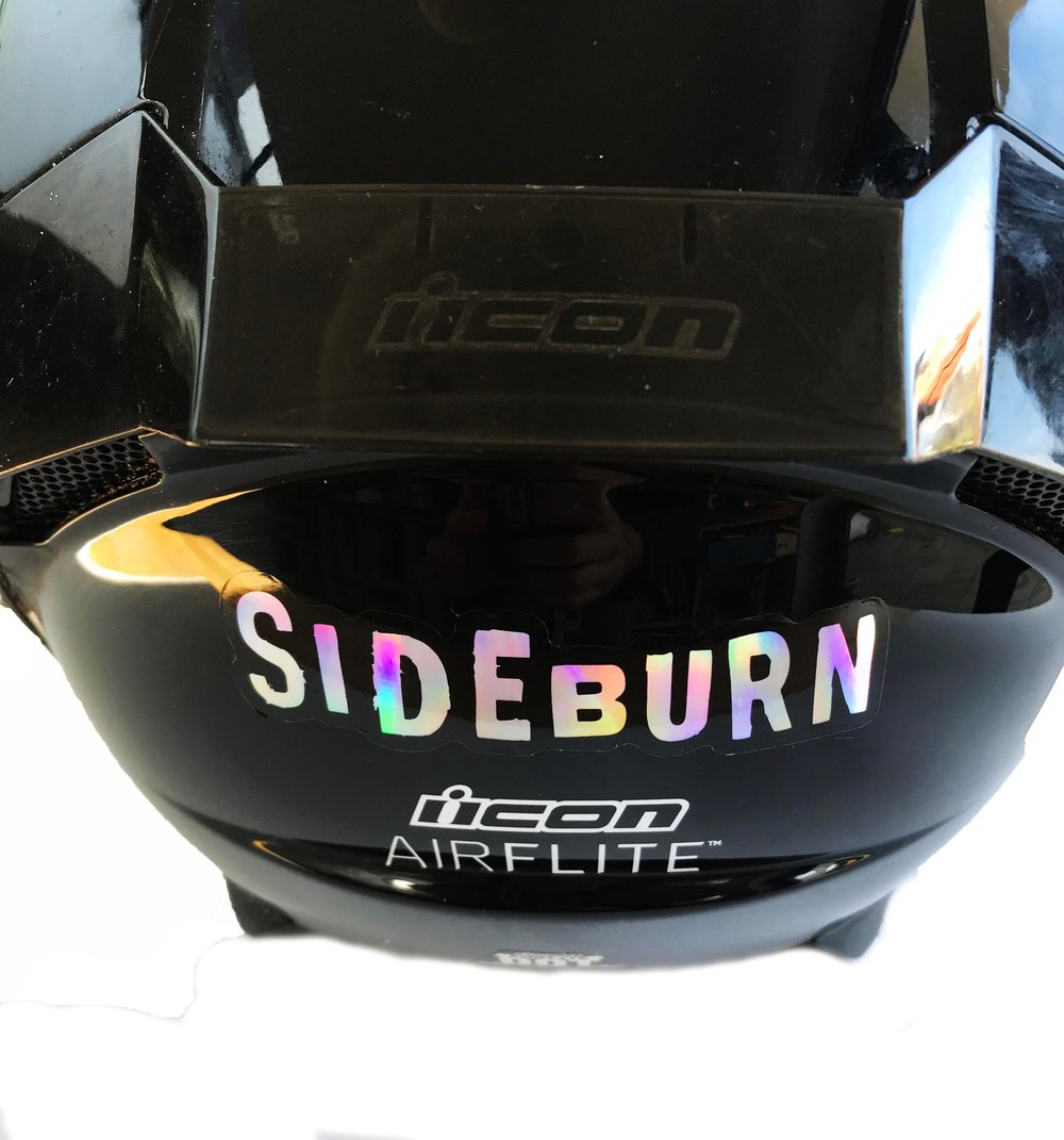 Image of Sideburn Metallic sticker pack