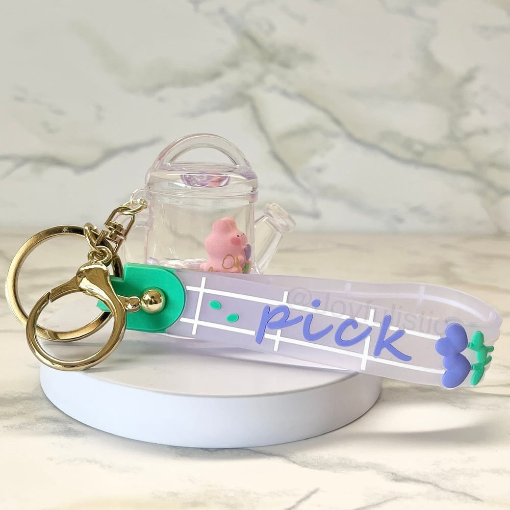 Image of Purple Glow Tulip Keychain