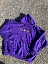 Image 4 of [ STAPLE LOGO HOODIE PURP/YELL]