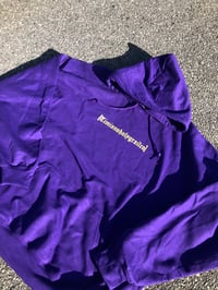 Image 2 of [ STAPLE LOGO HOODIE PURP/YELL]