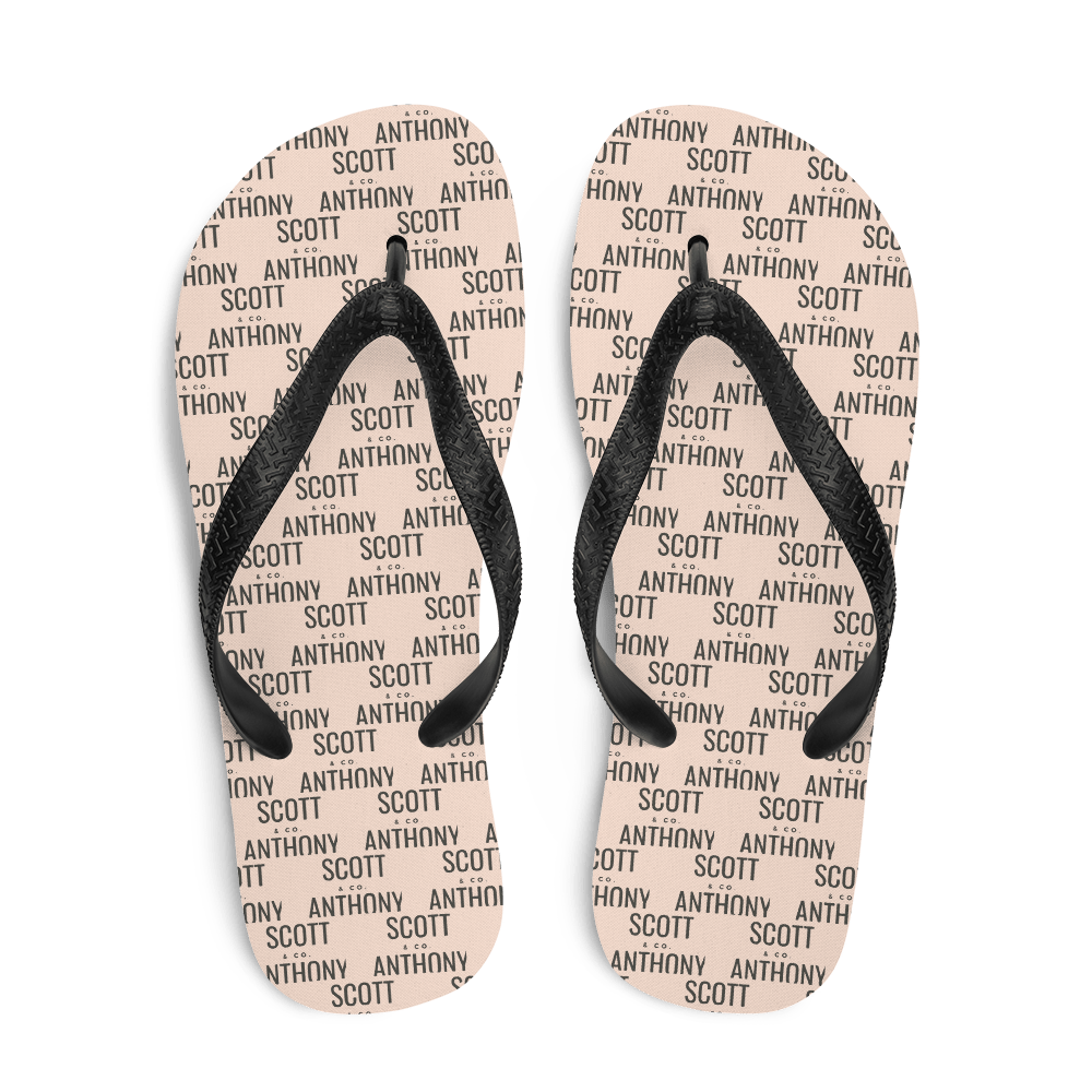 Image of SCOTT ANTHONY & CO PRINT FLIP FLOPS UNISEX