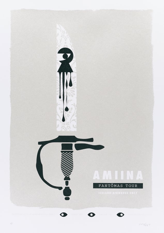 Image of AMIINA, Iceland Airwaves 2017 Poster