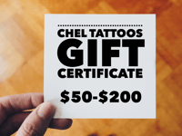 Tattoo Gift Certificate