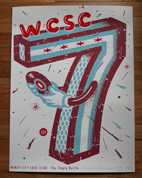 Image of Windy City Soul Club 7 Year Anniversary Print
