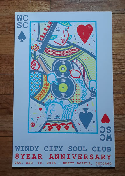 Image of Windy City Soul Club 8 Year Anniversary Print  