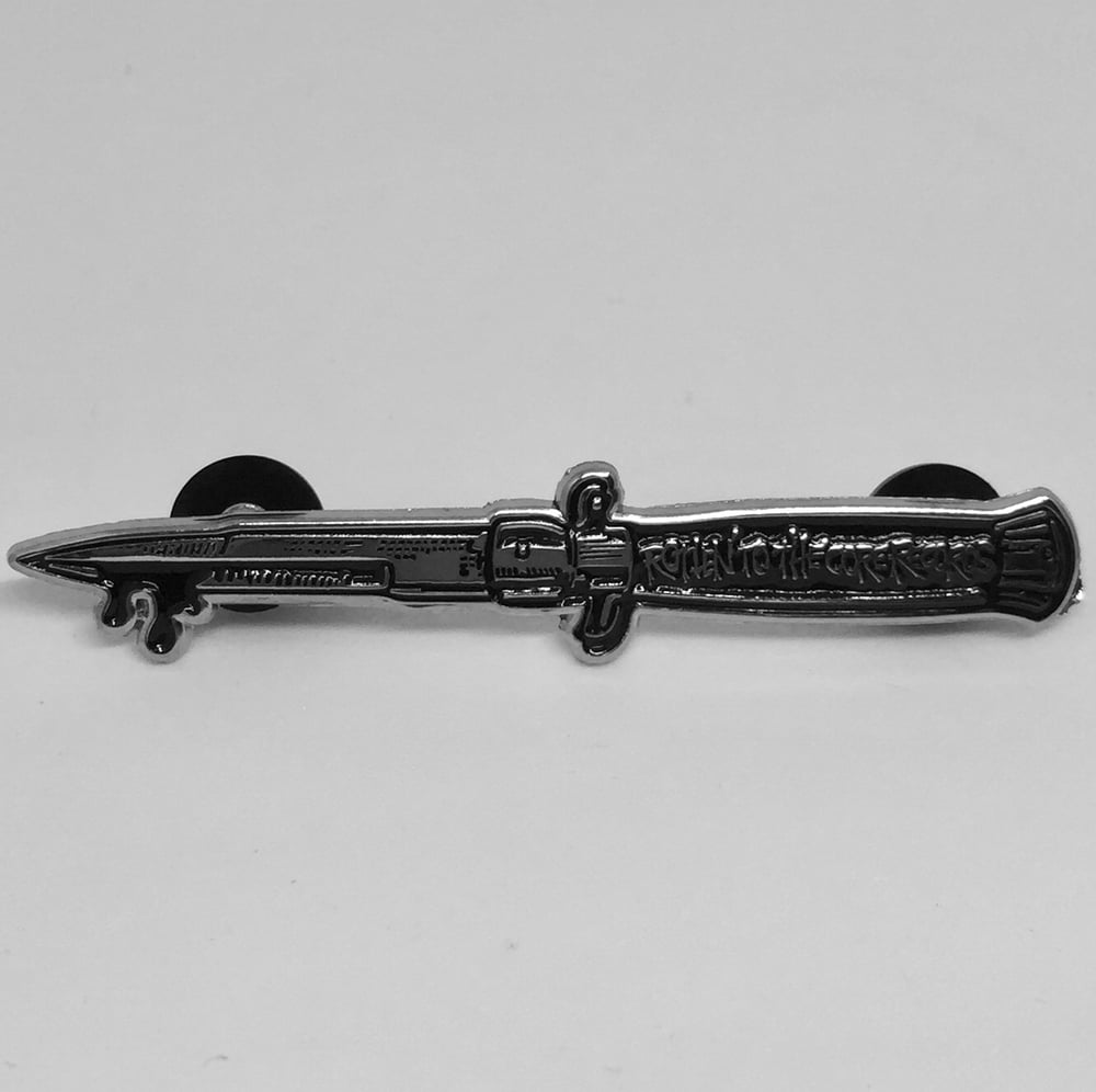 Image of RTTCR “Switchblade” Pin (FREE U.S. shipping)
