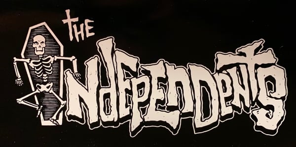 Image of The Independents cartoon logo sticker