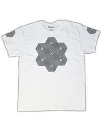 Image 1 of Hex Hive White Tee 