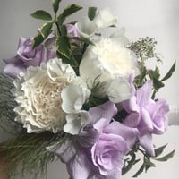 Early Spring Bouquet - Peonies & Roses 