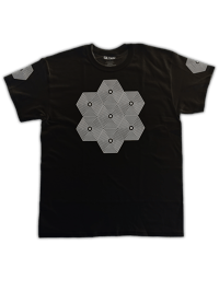 Image 1 of Hex Hive Black Tee