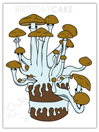 Birthday Cake Art Print