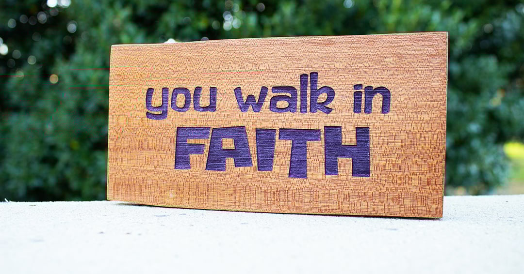 Image of You Walk in Faith