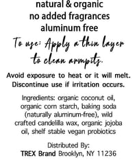 Image 2 of TREX Organic Deodorant