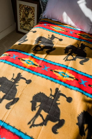 Image of Cowboy - Camp Blanket - Large
