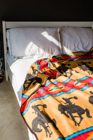 Image of Cowboy - Camp Blanket - Large