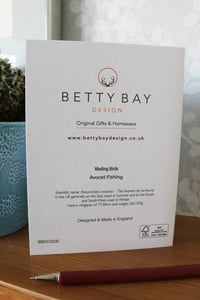 Image 3 of Avocet Fishing Greeting Card