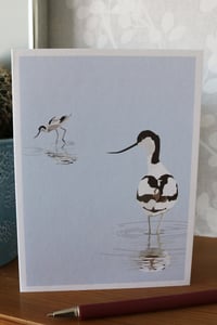 Image 2 of Avocets Greeting Card