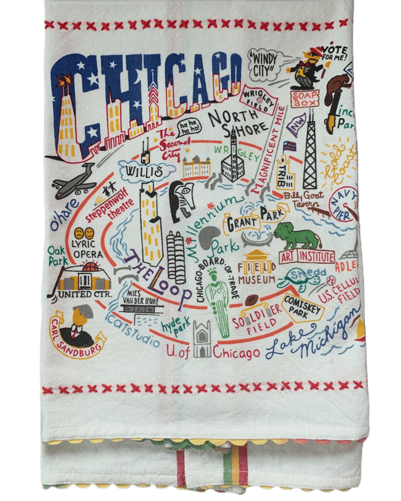 Image of Chicago Dishtowel 