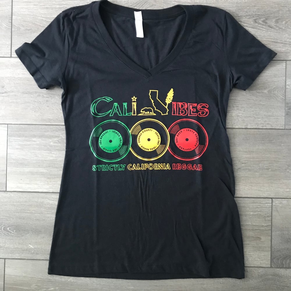 Image of Strictly California Reggae Women's Black  Shirt