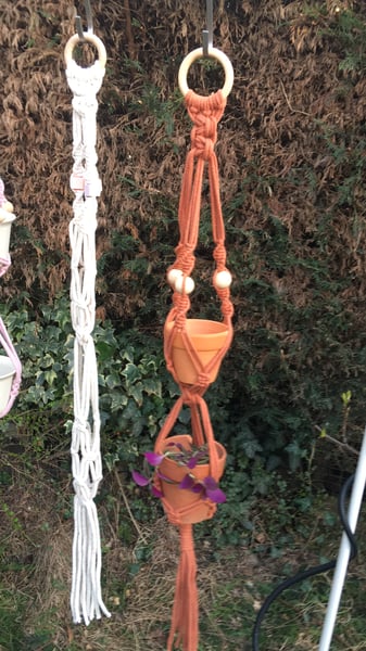 Image of Two Plant Macrame Hanger Kit