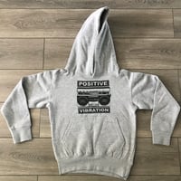Kids Positive Vibration Radio Heather Grey Hoodie