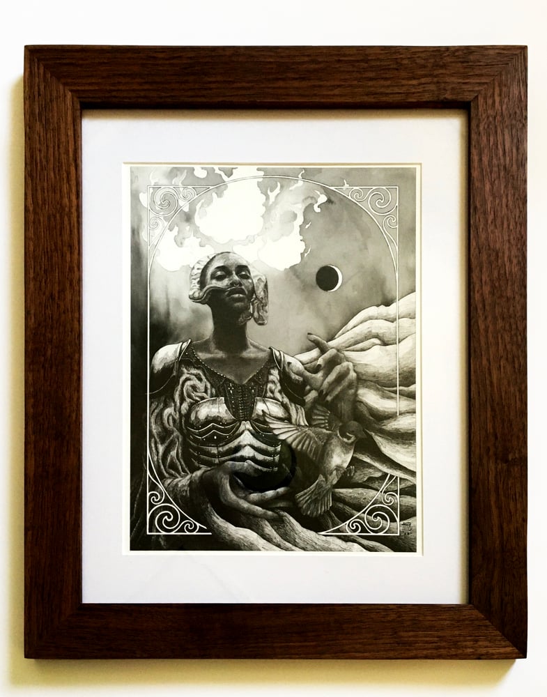 Image of Gaia-Ani in a Ravenwood Frame